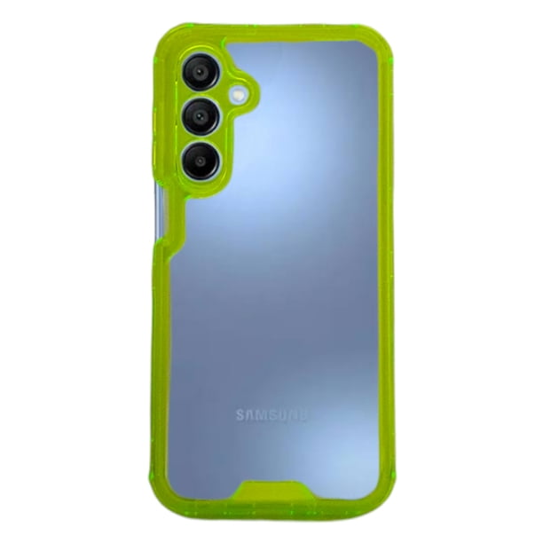 Funda Otter 360 Contonor De Color Uso Rudo Para Samsung A16 Limon Más 2 Micas De Cristal