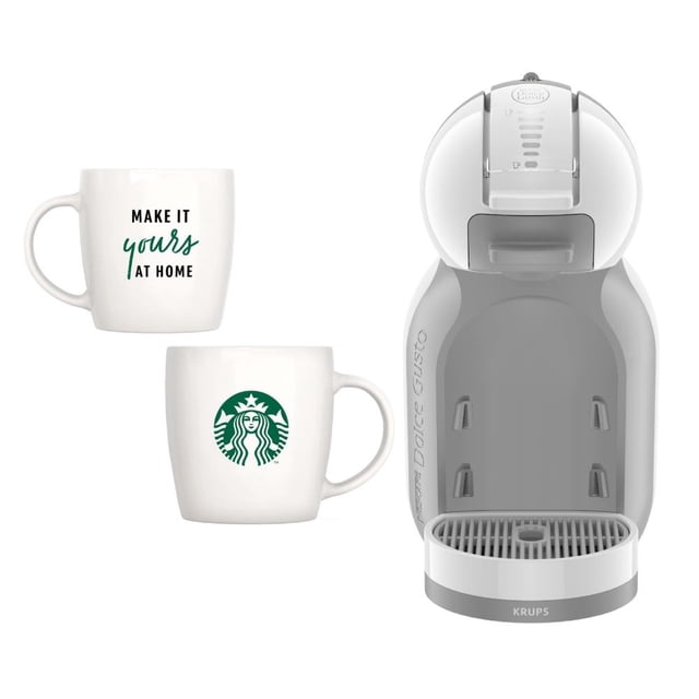 Cafetera Multibebidas de Cápsulas Krups Dolce Gusto Mini Me Blanca Mas Dos Tazas KP1201MXM2
