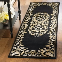 Safavieh Heritage Cleves Oriental Wool Runner Rug, Black, 2'3" x 8'