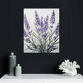 thumbnail image 5 of Nawypu  Lavender Canvas Wall Art Purple Flower Picture Print Floral Plants Painting Minimalism Poster Artwork for Home Living Room Bedroom Bathroom Office Decor, 5 of 5