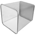 thumbnail image 3 of Miangastore Household Hollow Iron Framed Trash Can Mesh Design Ventilated Indoors Garbage Container, 3 of 9