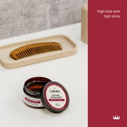 Cremo Barber Grade Hair Styling Pomade for Men, High Hold, High Shine 3.4 oz