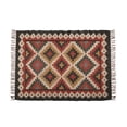 thumbnail image 2 of Kilim Rug Wool Jute Rug, Bohemian Rugs, Wool and Jute Rug Handmade, Kilim Dhurrie Rug, Jute Rug Wool Rug Kilim Dhurri Traditional Indian Custom Decorative Boho ( 8x10 Ft ) (KILM-77), 2 of 5