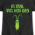 thumbnail image 3 of SpongeBob SquarePants - Plankton One Percent Evil - Toddler & Youth Girls Short Sleeve Graphic T-Shirt, 3 of 6