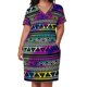 thumbnail image 2 of Vestido de neón étnico para mujer traje holgado con bolsillos ropa de graduación, 2 of 6
