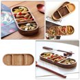 thumbnail image 3 of Shisuyan Wood Appetizer Dish Brown 1Set 8.1x3in, 3 of 9