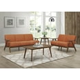 thumbnail image 4 of Topline Home Furnishings Burnt Orange Sofa, 4 of 4