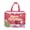 Hot Pink, variant on Red Christmas Gift Sack With Portable Design Non-Woven Fabric With Ample Space For Toys And Decorations For Seasonal Joy