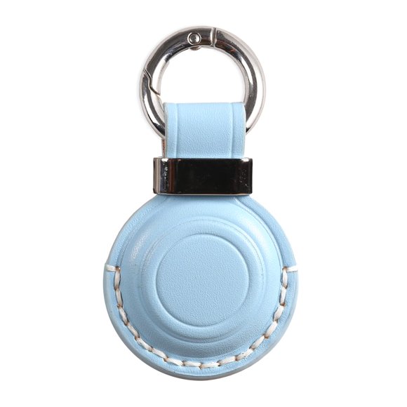 Llavero de piel para Airtag KEEPXYZ Genuine Blue V2.0