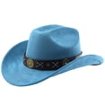 thumbnail image 1 of Western Style Cowboy Hat Curved Brim Ideal For Outdoor Adventure Travel Riding And Everyday Use, 1 of 3