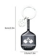 thumbnail image 2 of RKSTN Porte-Clés Raquette de Pickleball en Alliage, Pendentif de Sport Simulé, 2 of 5