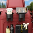 thumbnail image 5 of 4PCS Multifunctional Hook for Car Seat Back - 3 in 1 Car Headrest Hook with Small Cup Holder and Horizontal Phone Mount for Hanging Handbags, Umbrellas, 5 of 8