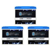 12V 35AH U1 Lithium Replacement Battery compatible with Yard Pro HDC 12538 - 3 Pack
