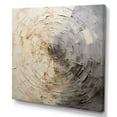 thumbnail image 2 of Designart "Meditative Movement In Grey And Beige" Abstract Spirals Wall Decor, 2 of 7