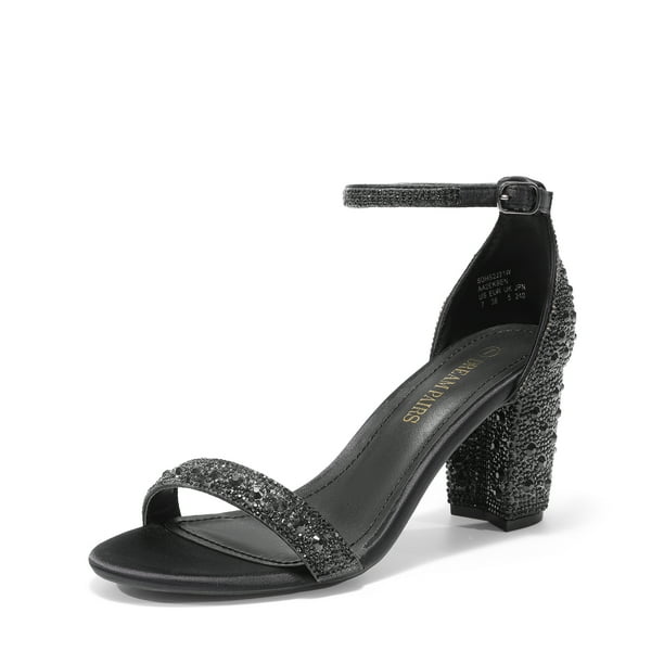 DREAM PAIRS Sandalias de Tacón Grueso para Mujer