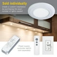 thumbnail image 5 of armacost lighting 224411 round flat panel fixture soft white 3000k wafer thin led puck light, fully dimmable with standard dimmers and surface mount installation, 3-3/4", bright white (4000k), 5 of 6