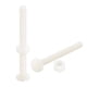 thumbnail image 1 of Tornillos y tuercas de Nylon Unique Bargains M6x60mm 20 pares blanco, 1 of 4