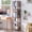 Brown, variant on 66in Tall Bookshelf 6-Tier Small Narrow Bookcase, Skinny Book Shelf for Small Space, Farmhouse Slim Shelf with Storage, Wood Freestanding Display Thin Bookshelves for Living Room, Office