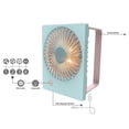 thumbnail image 4 of Boovnll Foldable Desktop Fan Quiet Usb Portable Office Fan, 4 of 7