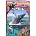 thumbnail image 3 of 15 fl oz Ceramic Mug, Maine, Wildlife Montage, Dishwasher & Microwave Safe, 3 of 3