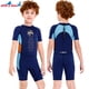 thumbnail image 2 of Soidarity Trajes de neopreno para niños de 2,5 MM, traje de buceo de una pieza, traje de neopreno de secado rápido, traje de baño para niños, buceo, Deportes acuáticos azul marino M Soidarity OD003681-07, 2 of 6