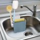 thumbnail image 4 of Subinador de esponjas de fregadero de cocina Tallador de secado de depurador con tazas de succión Accesorios de la bandeja de almacenamiento de la encimera Inevent HA061060-00B, 4 of 7