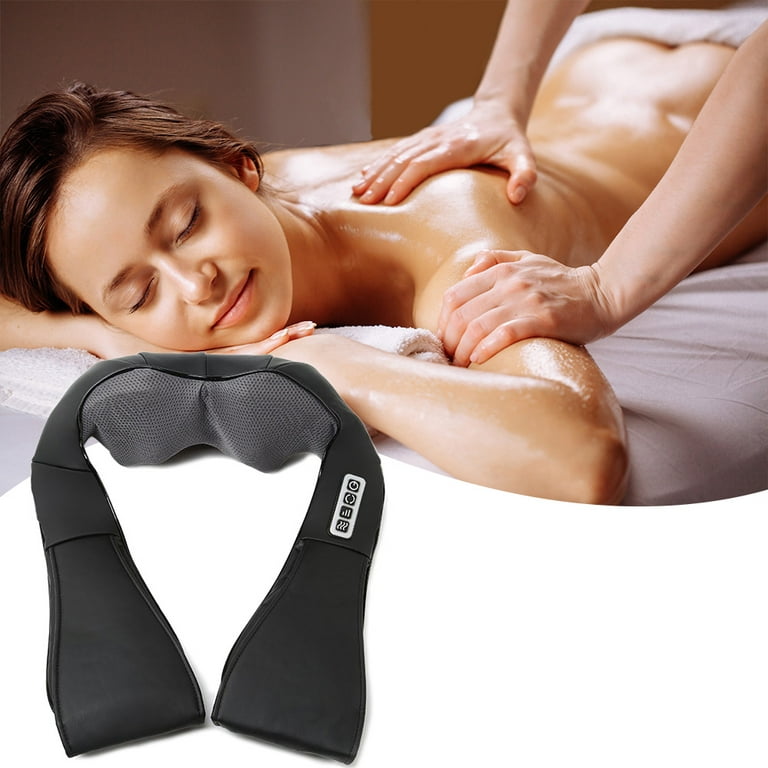 FitRx Cordless Shiatsu 3D Massager, USB-Rechargeable Shoulders, Back, and  Neck Massager with Heat