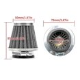 thumbnail image 1 of 50mm Universal Airs Filter for Motorcycle Wear Resistant Heavy Duty Filter for Motorcycle ATV, 1 of 3