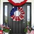 thumbnail image 4 of Pedty Spring Wreaths,Wreath for Front Door,Independence Day Wreaths Patriotic Wreath Front Door Wreaths Patriotic Garland for 4Th of July Memorial Day Decor,Independence Day Hanging Decoration, 4 of 7