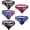 5-Pack, variant on Whaninti Men's Bikini Underwear Ink-wash Printing Design 3D-Pouch Low Rise Briefs 5-Pack M