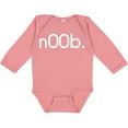 thumbnail image 3 of Inktastic N00b. Boys or Girls Long Sleeve Baby Bodysuit, 3 of 5