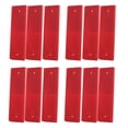 thumbnail image 4 of Miangastore 12pcs Trailer Reflectors Self Adhesive Reflectors Rectangular Vehicle Reflectors, 4 of 9