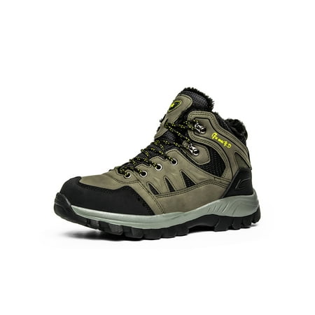 

Avamo Mens Womens Winter Hiking Boots Snow Warm Insulated Non-Slip Durable Trekking Shoes