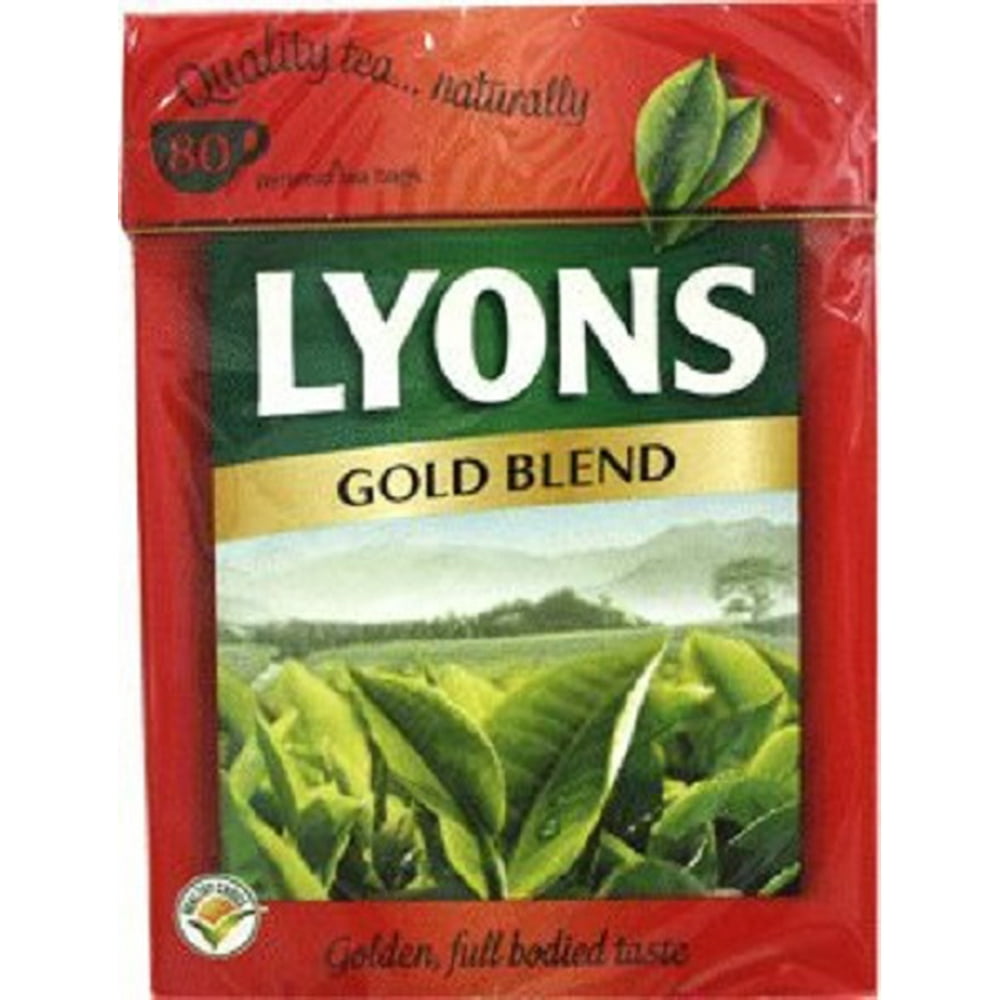 Lyons Gold Label Tea 80 tea bags (Pack of 2)