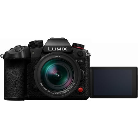 Panasonic - LUMIX GH6 Mirrorless Camera (Body Only) - Black