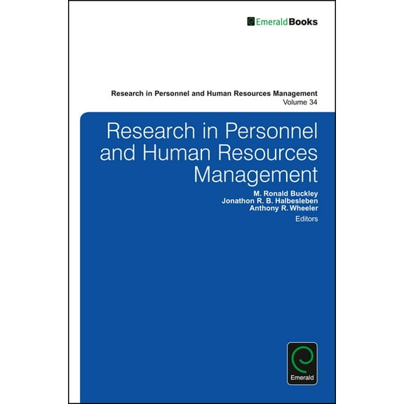Research in Personnel and Human Resource Research in Personnel and Human Resources Management, Book 34, (Hardcover)