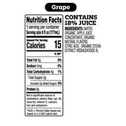 (2 pack) good2grow 6oz Organic Low Sugar Grape Juice Single Serve (Character Tops Vary)