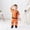 Orange, variant on RTKFRFLM Boys Astronaut Space Suit Romper Short Sleeve Hooded Jumpsuit Festival White 12-18 Months