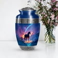 thumbnail image 7 of SABURIAL Unicorn Urn - Decorative Large Urn For Human Ashes - Lovely Memorial Urns For Female Ash - Unique Funeral Urns For Adult Ash - 10 Inch Large With Velvet Bag, 7 of 7