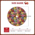 thumbnail image 3 of KLL Daisies Flowers Christmas Tree Skirt 30" ,Party Decorations Farmhouse for Christmas Decorations Holiday Party, 3 of 6