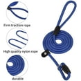 thumbnail image 4 of 3Pack Nylon Dog Slip Lead, Adjustable Loop Training Dog Leash, Dog Training Lead, Pet Leash Rope Collar Slip Lead for Small and Medium Dog (Blue,red,Black), 4 of 8