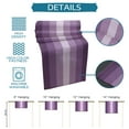 thumbnail image 7 of Hokiten Table Runners 72 Inches Long Dress Scarves, Geometric Purple, Farmhouse Kitchen/Dining Table Runner, Coffee Tablerunners, Solid Ombre Geometric Modern Stripe 16x72 Inch, 7 of 7
