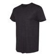 thumbnail image 2 of Hanes Mens Elevated Tee, XL, Black Heather Triblend, 2 of 3