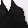 thumbnail image 3 of Maillots de Bain pour Femmes Grande Taille, Maillot de Bain une Pièce pour Femmes, Robe de Bain Fluide à Col en V Profond, Jupe de Bain Modeste à Couverture Complète, Maillots de Bain pour Femmes G-4TG, 3 of 6
