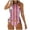 Hot Pink, variant on American Flag Halter Tankini Swimsuits For Women Side Drawstring Two Piece Separates 4Th Of July Patriotic Bathing Suits Beige S