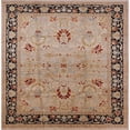 thumbnail image 1 of Ahgly Company Indoor Square Mid-Century Modern Sienna Brown Oriental Area Rugs, 4' Square, 1 of 6