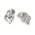thumbnail image 5 of Yoursfs Twisted Knot Silver Clip on Earrings for Women White Gold Plated Ear Clips Non Pierce Earrings Hypoallergenic Jewelry, 5 of 5
