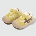 thumbnail image 2 of Toddler Boy Girl First Walking Shoes Infant Crib Breathable Slip On Sneakers Lightweight Barefoot Shoes for Babies Yellow Size 9.5 Toddler, 2 of 5