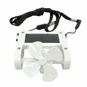 Portable Mini Clip Fan, Solar Powered Cooling Fan for Summer Travel Camping Gardening