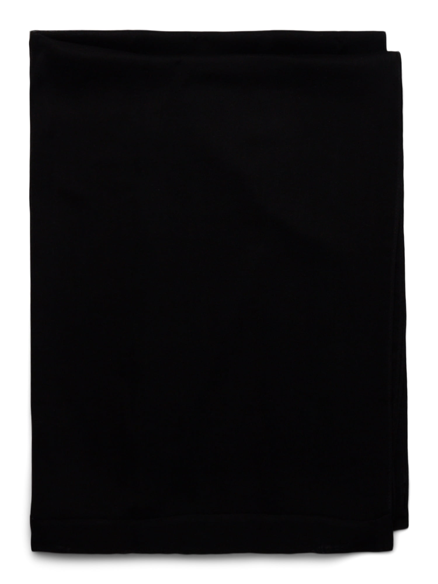 Women's Viscose Woven Flat Hijab, One Size, Black